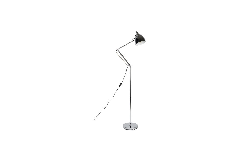 Lámpara de pie Reader cromada Zuiver