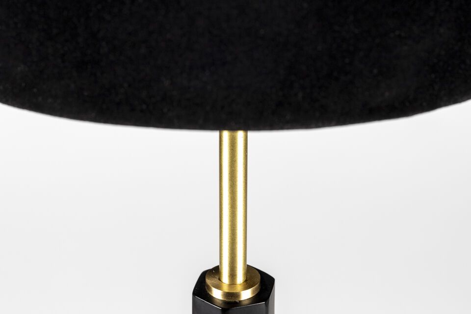 Lámpara de sobremesa de aluminio negro Totem - 19