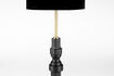 Miniatura Lámpara de sobremesa de aluminio negro Totem 15