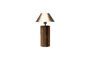 Miniatura Lámpara de sobremesa de madera oscura Natuka Clipped