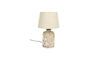 Miniatura Lámpara de sobremesa en cerámica beige Russel Clipped