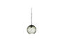 Miniatura Lámpara de suspensión Ø23 cm de vidrio verde Sybia Clipped