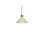 Miniatura Lámpara de techo metálica de color verde Crayon Clipped