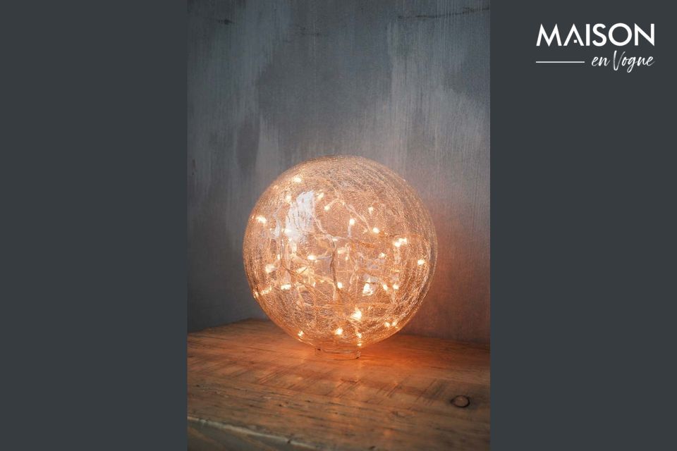 Lampe Boule En Verre à Poser