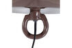 Miniature Lampe à poser 34x35 cm Métal Marron Brillant Mero 6