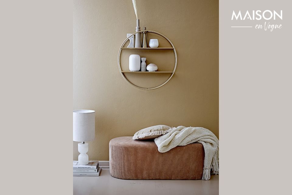 Lampe de table fabriquée en albâtre avec un abat-jour en velours