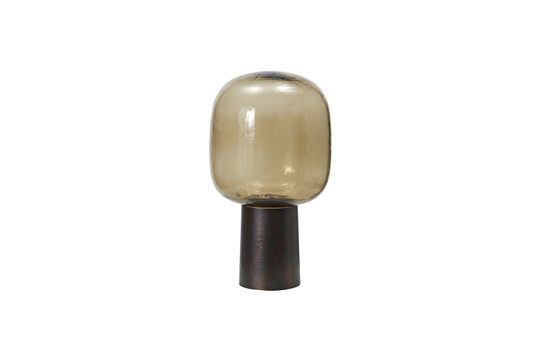 Lampe à poser en aluminium laiton marron Note