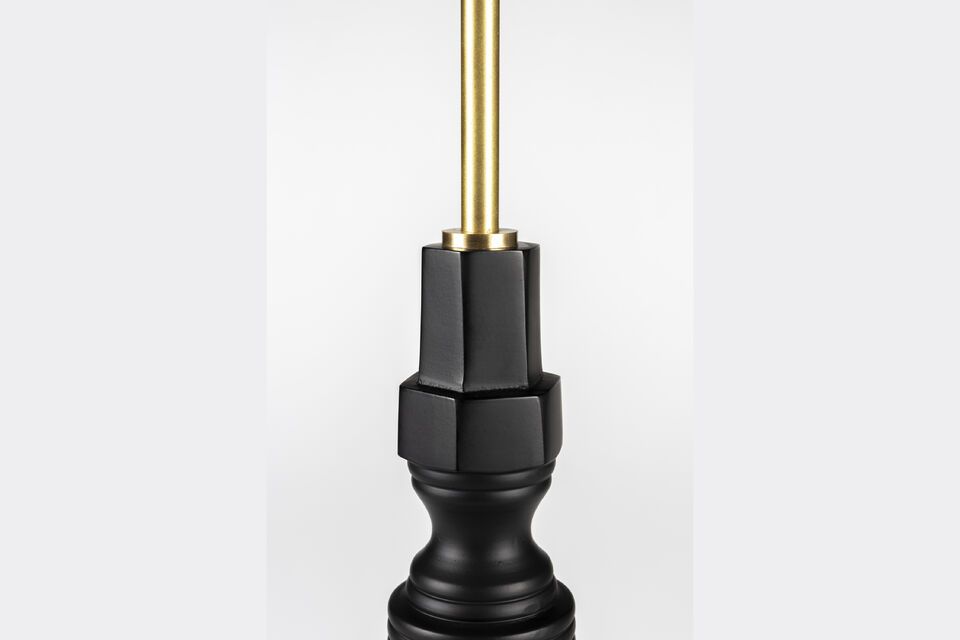 Lampe à poser en aluminium noir Totem - 20