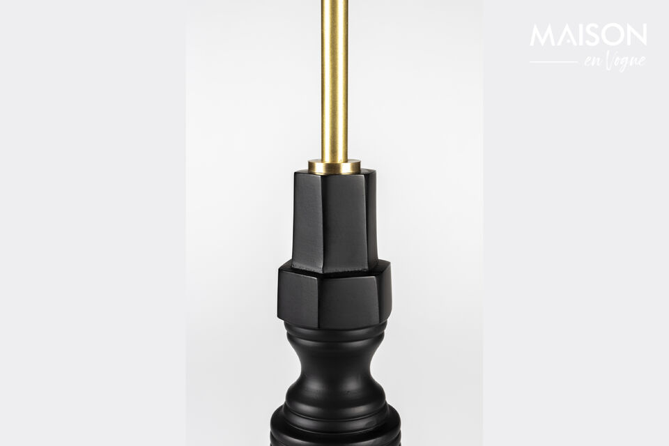 Lampe à poser en aluminium noir Totem - 15