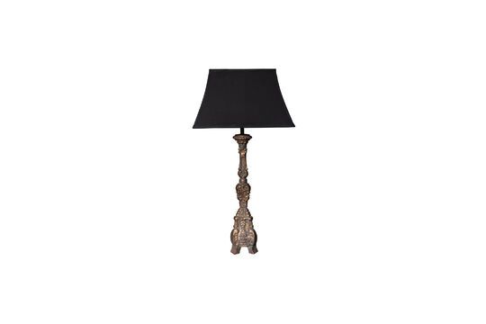 Lampe à poser en bois foncé Beaussant