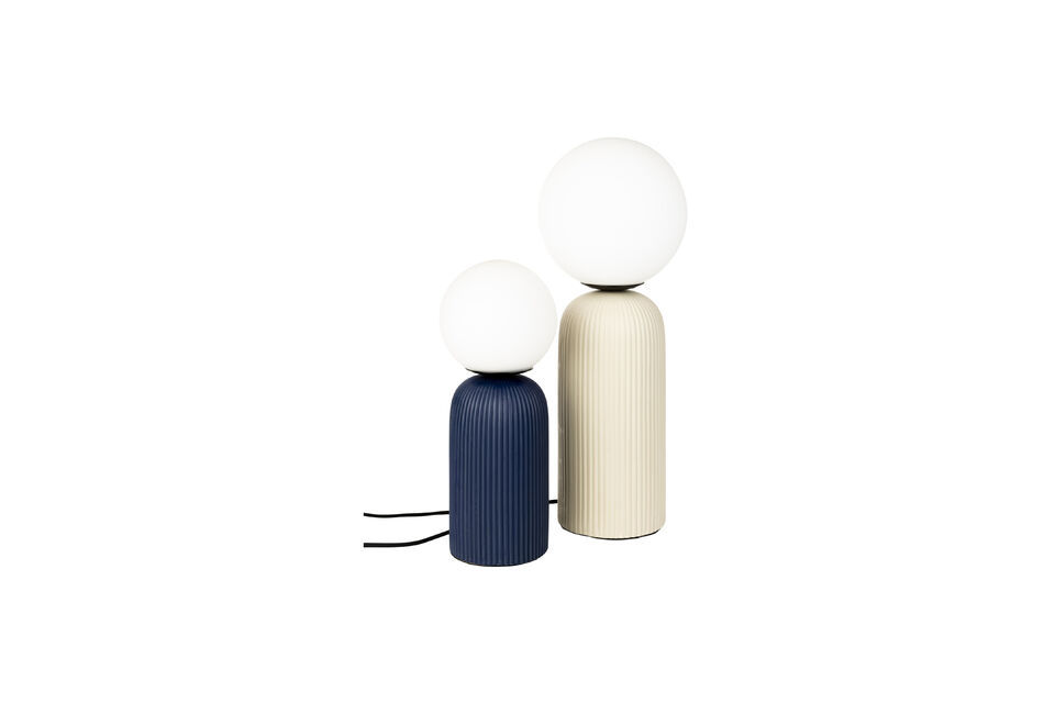 Lampe à poser en céramique bleu Dash - 10