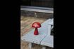 Miniature Lampe à poser en fer rouge Mush 5