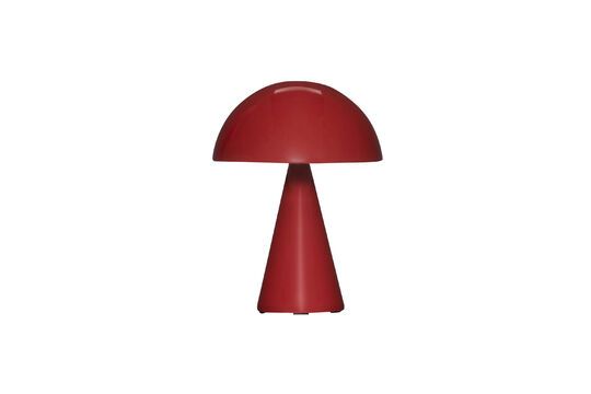 Lampe à poser en fer rouge Mush Détouré