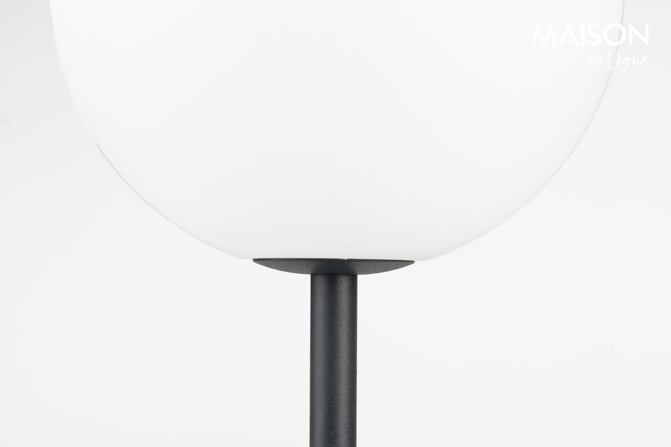 Lampe à poser en plastique bleu Hub - 8