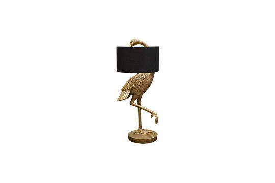 Lampe à poser en résine cuivre Echassier