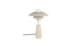 Miniature Lampe à poser en travertin beige Cole 1