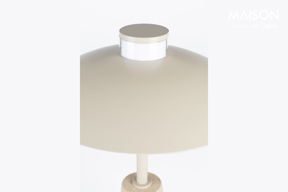 Lampe à poser en travertin beige Cole - 13