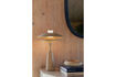 Miniature Lampe à poser en travertin beige Cole 12