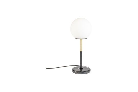 Lampe à poser en verre noir Orion