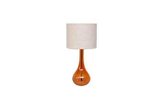 Lampe à poser en verre orange Magic