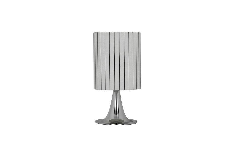 Lampe à poser h 50 cm aluminium argenté HDTulip House Doctor