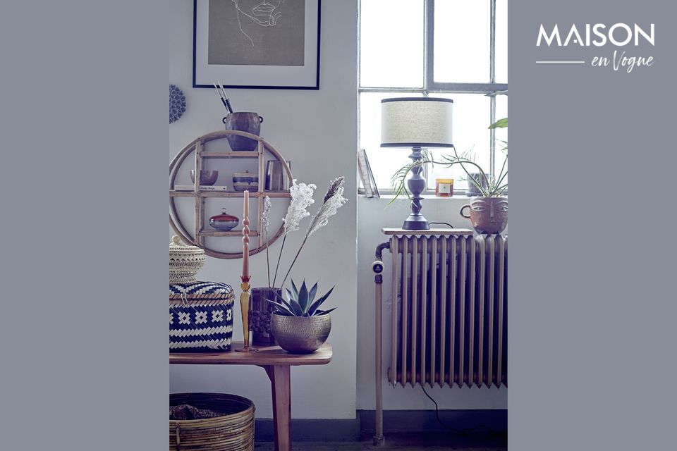 Une lampe à poser signée Bloomingville dans un esprit cosy