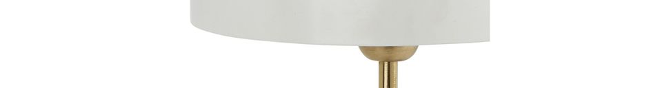 Mise en avant matière Lampe blanche Ranto