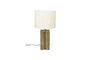 Miniature Lampe carrée en aluminium doré Rico Détouré