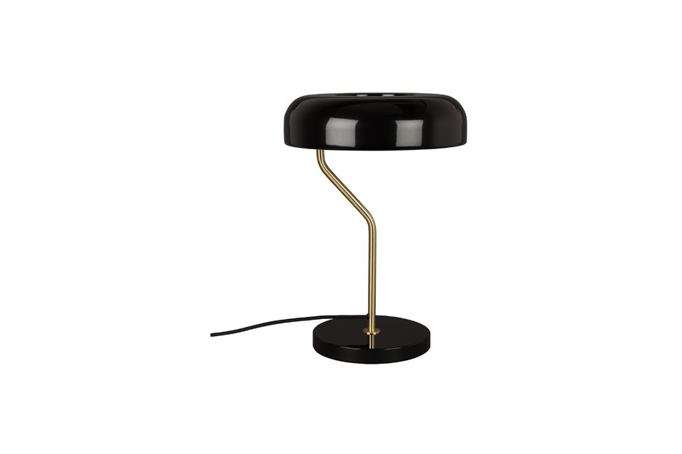 Lampe de bureau Eclipse noire Dutch Bone