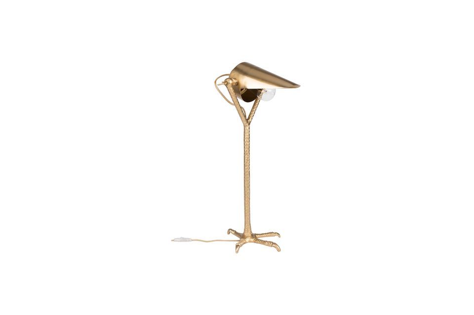 Lampe de bureau Falcon en laiton Dutch Bone