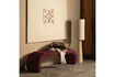 Miniature Lampe de table 90x22 cm métal et bouclé naturel LOFT 2