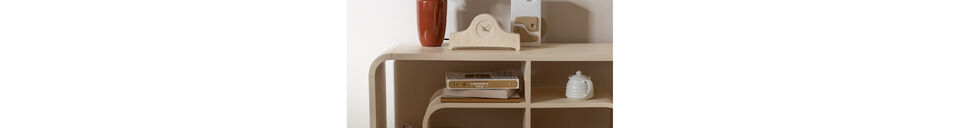 Mise en avant matière Lampe de table Classy Terra
