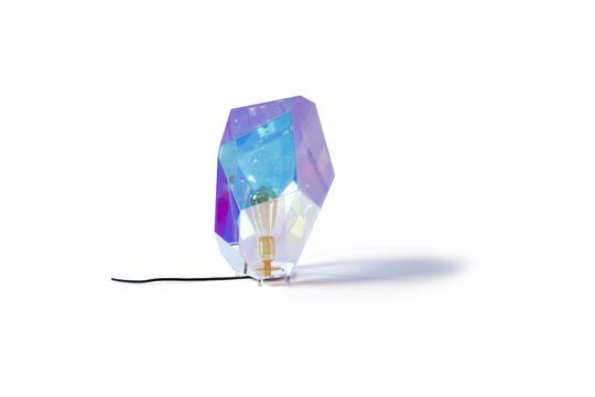 Lampe de table en fer multicolore Diamond