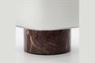 Miniature Lampe de table en marbre marron Neat 3