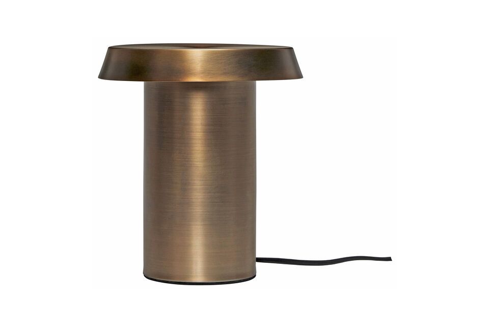 Lampe de table en métal brun Keen Hübsch