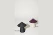 Miniature Lampe de table en métal burgundy et sable Chipper 4