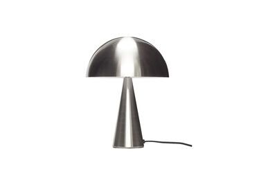 Lampe de table en métal nickelé Mush