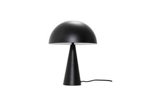 Lampe de table en métal noir Mush