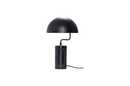 Lampe de table en métal noir Poise Détouré