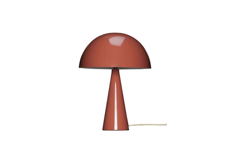 Lampe de table en métal rouge Mush - 6