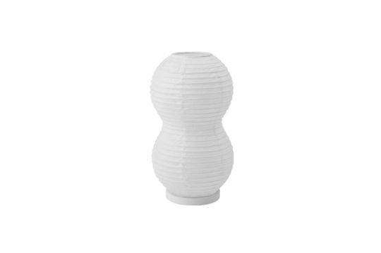 Lampe de table en papier blanc Twist Puff Détouré