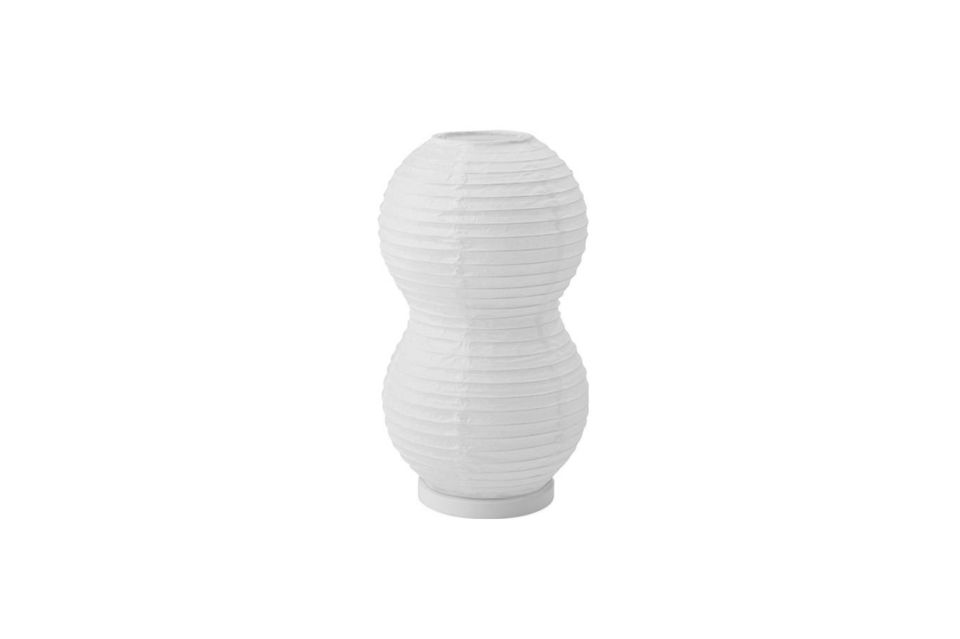 Lampe de table en papier blanc Twist Puff Normann Copenhagen