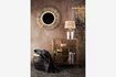 Miniature Lampe de table en verre avec abat-jour Raffia 3