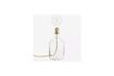 Miniature Lampe de table en verre avec abat-jour Raffia 4