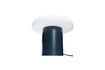 Miniature Lampe de table en verre bleu foncé Ateliers 5