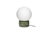 Miniature Lampe de table en verre vert Sphere 1