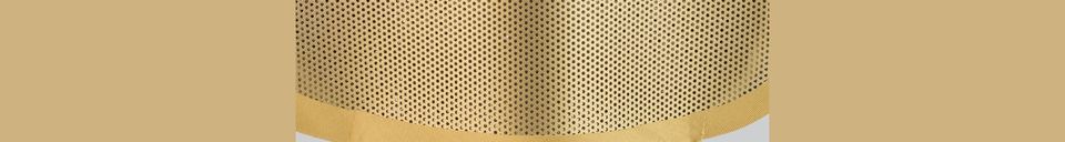 Mise en avant matière Lampe de table Mai S en laiton