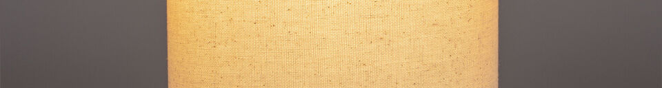 Mise en avant matière Lampe de table Nook Taupe