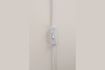 Miniature Lampe de table Trépied Bois Blanc 4