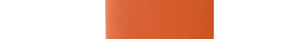 Mise en avant matière Lampe en fer orange When Orange is King